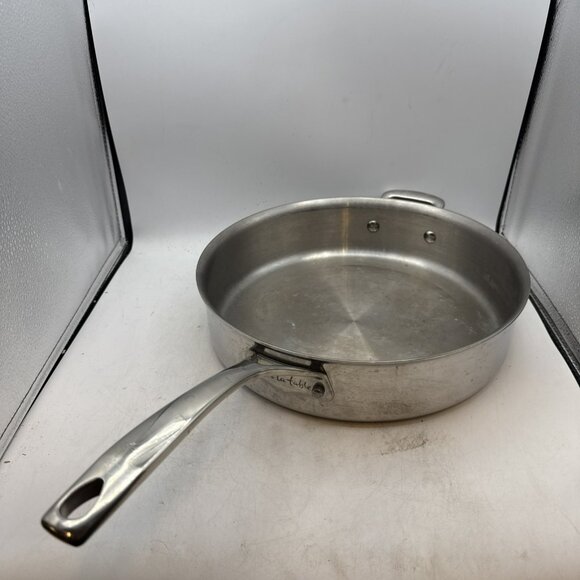 Sur La Table Stainless Steel 12” Skillet Fry Pan Frying 30 cm 5 Qt - Picture 1 of 7